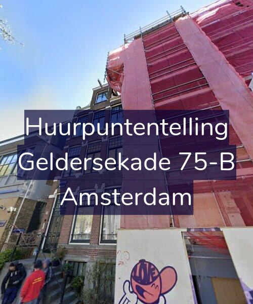 Foto gevel Huurpuntentelling voor Geldersekade 75-B, Amsterdam