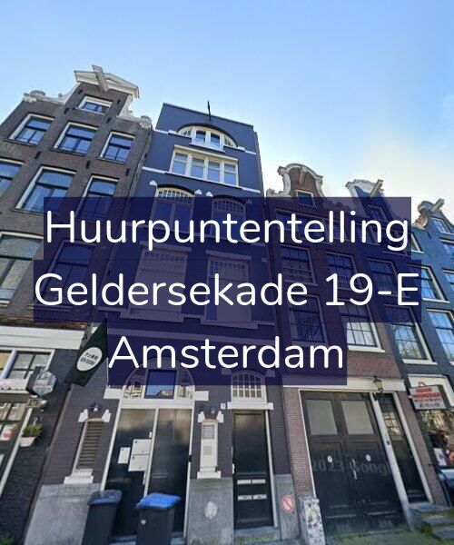 Foto gevel Huurpuntentelling voor Geldersekade 19-E, Amsterdam