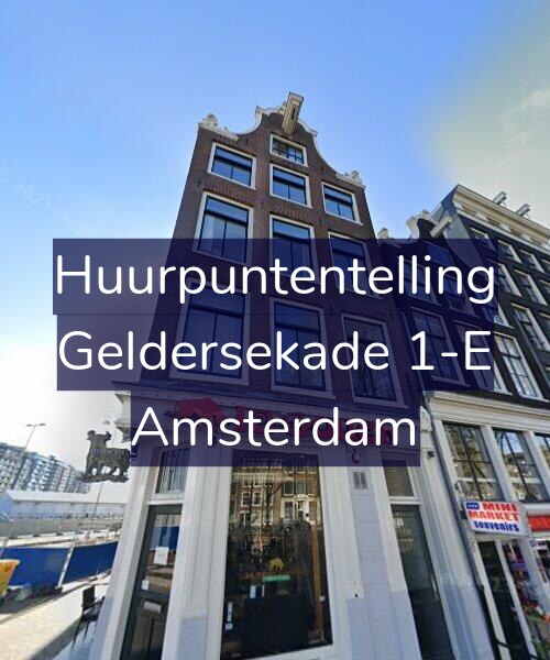 Foto gevel Huurpuntentelling voor Geldersekade 1-E, Amsterdam