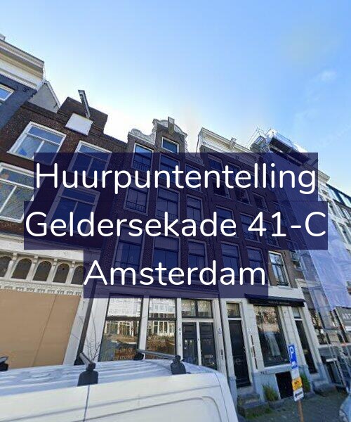 Foto gevel Huurpuntentelling voor Geldersekade 41-C, Amsterdam