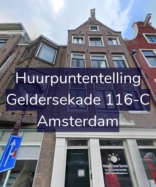 Foto gevel Huurpuntentelling voor Geldersekade 116-C, Amsterdam