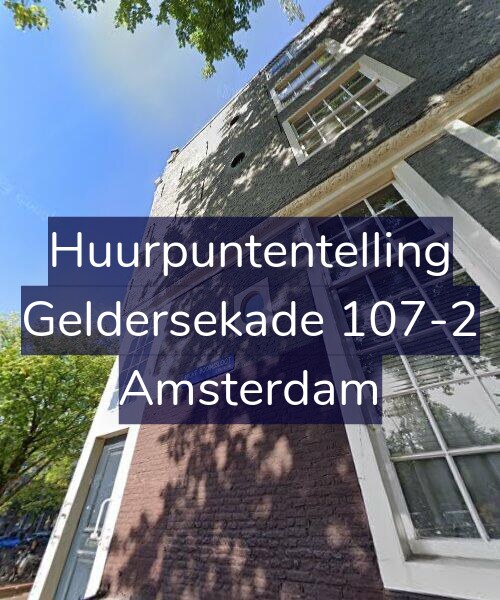 Foto gevel Huurpuntentelling voor Geldersekade 107-2, Amsterdam