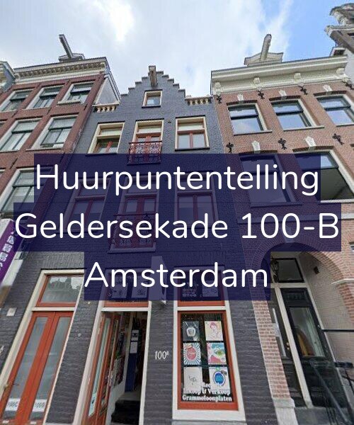 Foto gevel Huurpuntentelling voor Geldersekade 100-B, Amsterdam