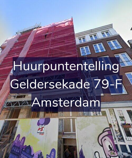 Foto gevel Huurpuntentelling voor Geldersekade 79-E, Amsterdam