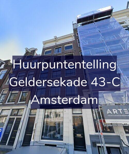 Foto gevel Huurpuntentelling voor Geldersekade 43-C, Amsterdam