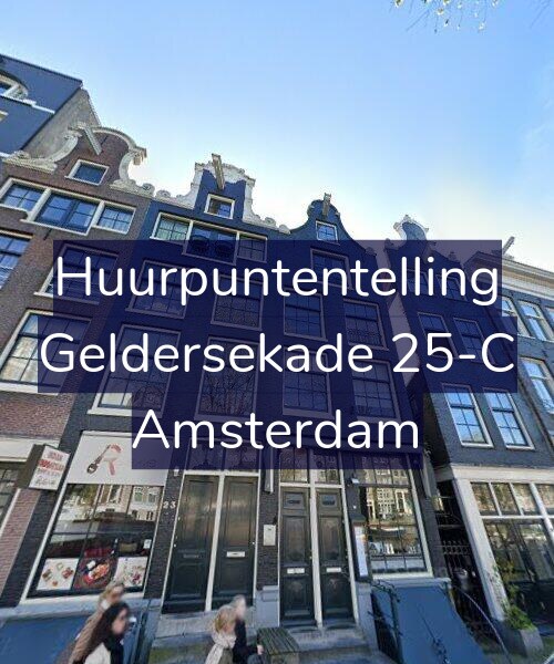 Foto gevel Huurpuntentelling voor Geldersekade 25-C, Amsterdam