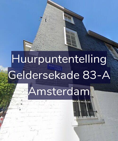 Foto gevel Huurpuntentelling voor Geldersekade 83-A, Amsterdam