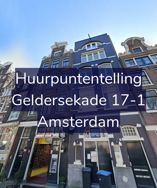 Foto gevel Huurpuntentelling voor Geldersekade 17-1, Amsterdam