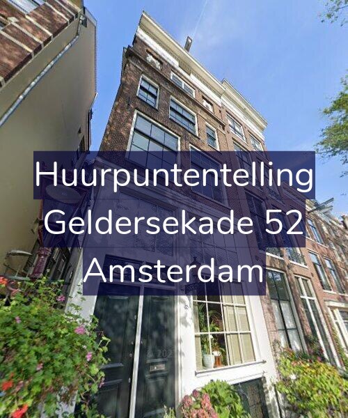 Foto gevel Huurpuntentelling voor Geldersekade 52, Amsterdam