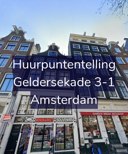 Foto gevel Huurpuntentelling voor Geldersekade 3-1, Amsterdam