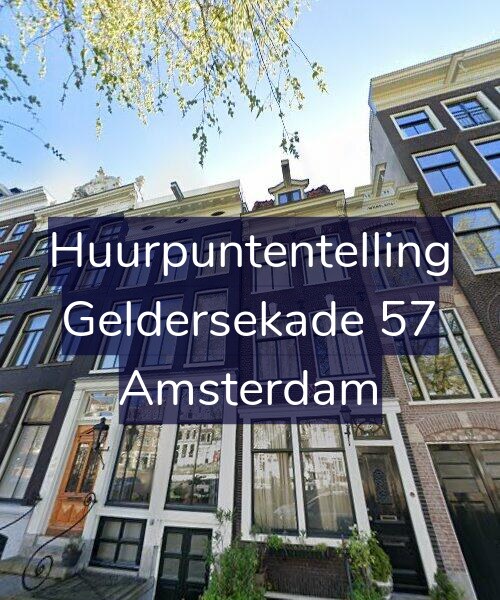 Foto gevel Huurpuntentelling voor Geldersekade 57, Amsterdam