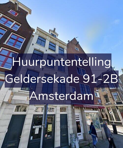 Foto gevel Huurpuntentelling voor Geldersekade 91-2B, Amsterdam