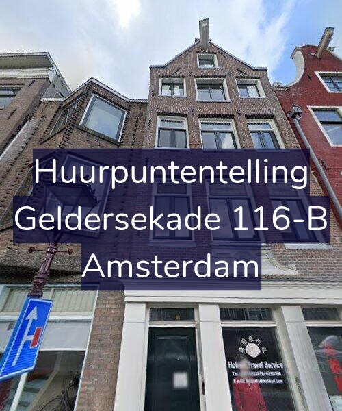 Foto gevel Huurpuntentelling voor Geldersekade 116-B, Amsterdam