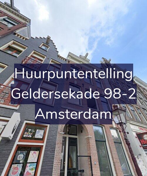 Foto gevel Huurpuntentelling voor Geldersekade 98-2, Amsterdam