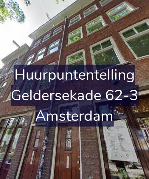 Foto gevel Huurpuntentelling voor Geldersekade 62-3, Amsterdam