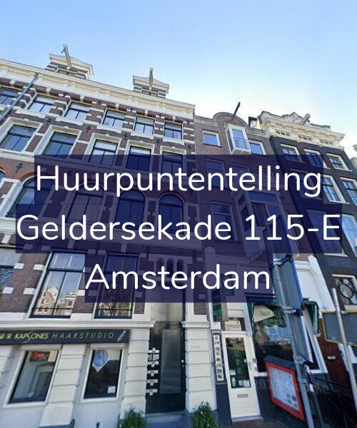 Foto gevel Huurpuntentelling voor Geldersekade 115-E, Amsterdam