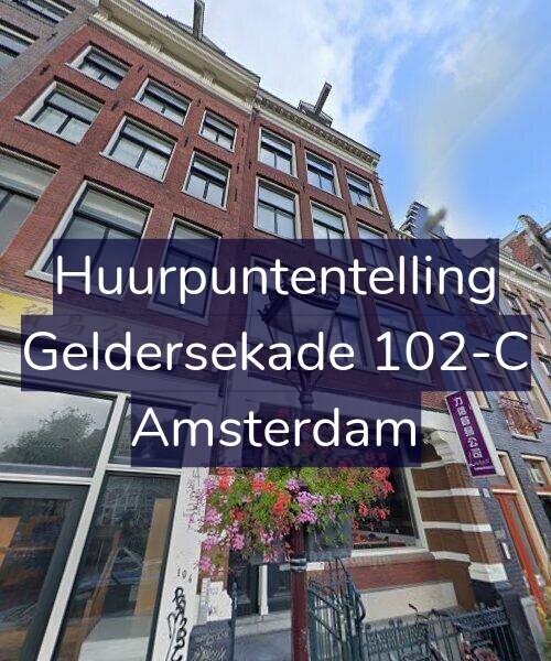Foto gevel Huurpuntentelling voor Geldersekade 102-C, Amsterdam