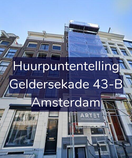 Foto gevel Huurpuntentelling voor Geldersekade 43-B, Amsterdam