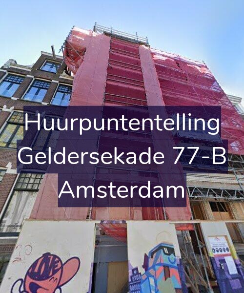 Foto gevel Huurpuntentelling voor Geldersekade 77-B, Amsterdam