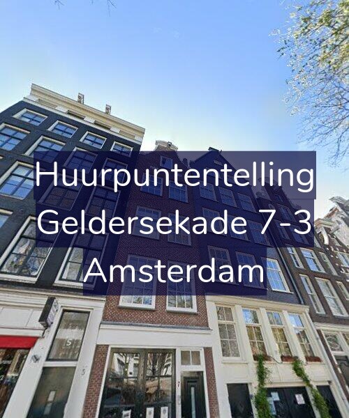 Foto gevel Huurpuntentelling voor Geldersekade 7-3, Amsterdam