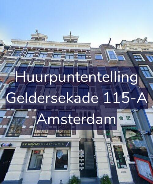 Foto gevel Huurpuntentelling voor Geldersekade 115-A, Amsterdam