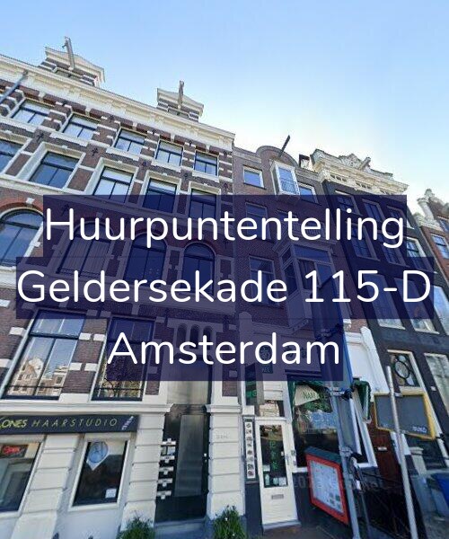 Foto gevel Huurpuntentelling voor Geldersekade 115-D, Amsterdam
