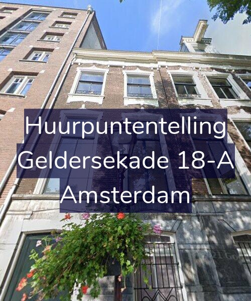 Foto gevel Huurpuntentelling voor Geldersekade 18-A, Amsterdam