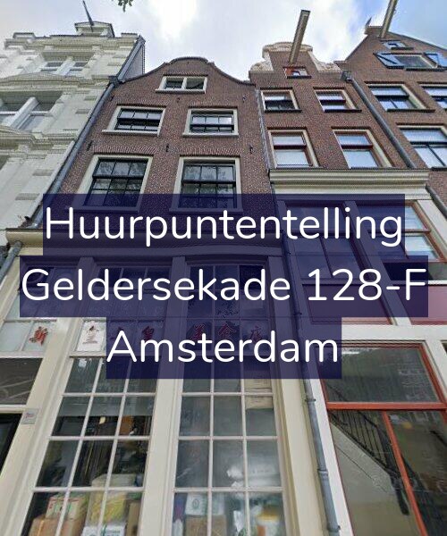 Foto gevel Huurpuntentelling voor Geldersekade 128-F, Amsterdam