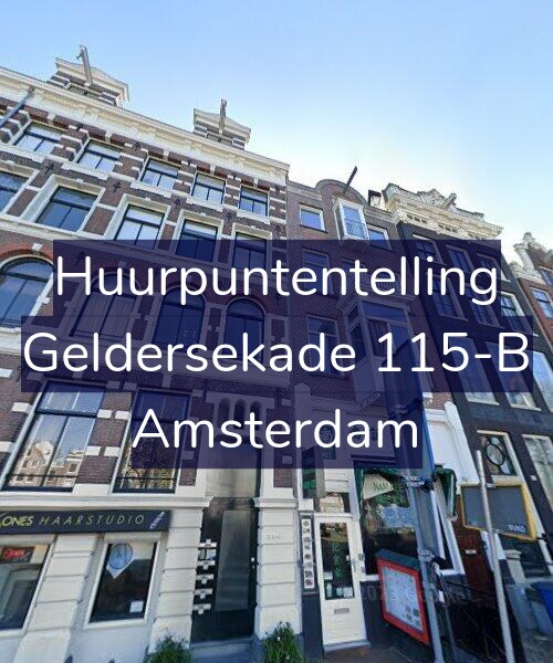 Foto gevel Huurpuntentelling voor Geldersekade 115-B, Amsterdam