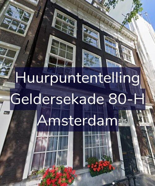 Foto gevel Huurpuntentelling voor Geldersekade 80-H, Amsterdam
