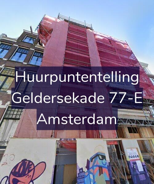 Foto gevel Huurpuntentelling voor Geldersekade 77-E, Amsterdam