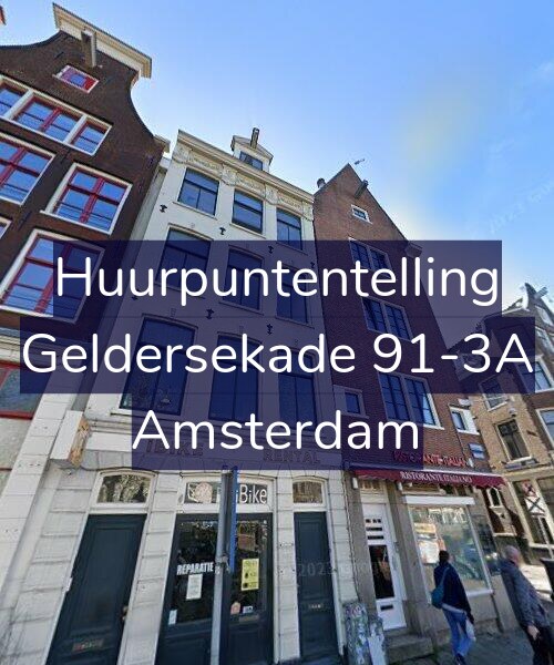 Foto gevel Huurpuntentelling voor Geldersekade 91-3A, Amsterdam