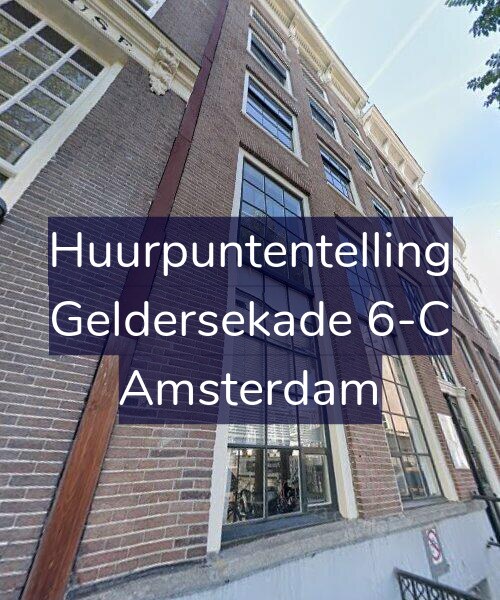 Foto gevel Huurpuntentelling voor Geldersekade 6-C, Amsterdam