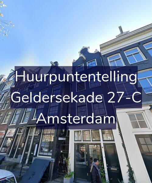 Foto gevel Huurpuntentelling voor Geldersekade 27-C, Amsterdam