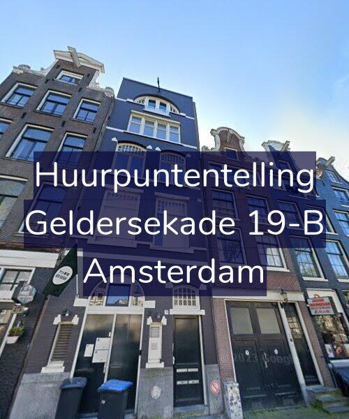 Foto gevel Huurpuntentelling voor Geldersekade 19-B, Amsterdam