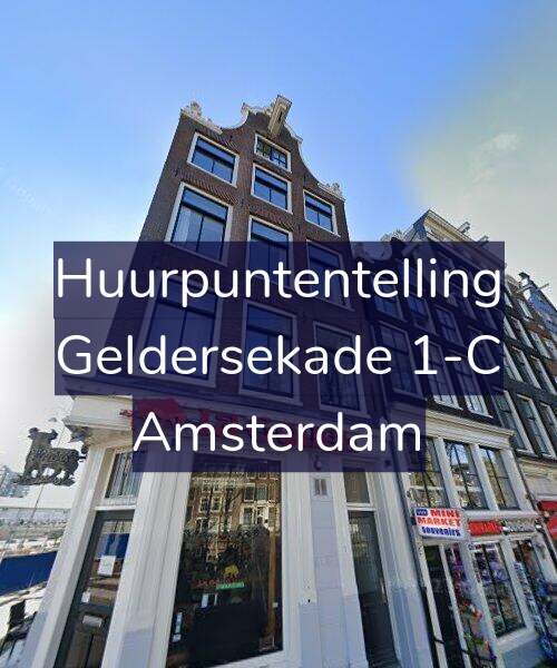 Foto gevel Huurpuntentelling voor Geldersekade 1-C, Amsterdam