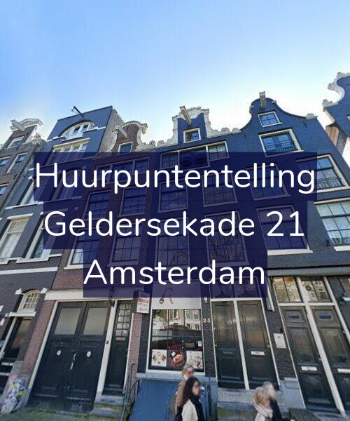 Foto gevel Huurpuntentelling voor Geldersekade 21, Amsterdam