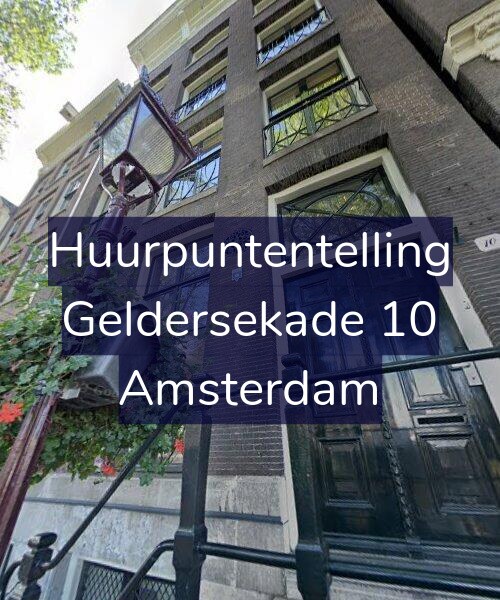 Foto gevel Huurpuntentelling voor Geldersekade 10, Amsterdam