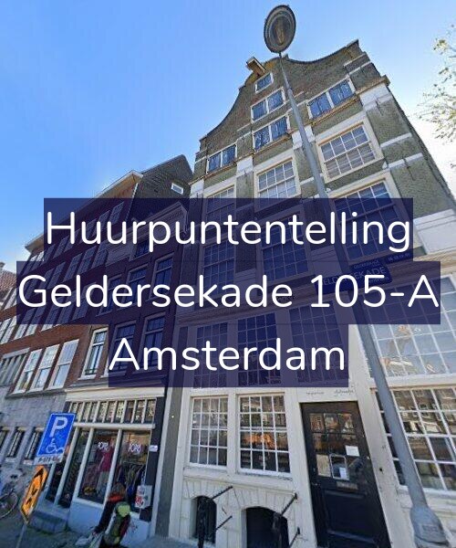 Foto gevel Huurpuntentelling voor Geldersekade 105-A, Amsterdam
