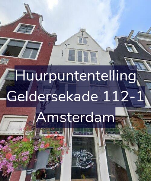 Foto gevel Huurpuntentelling voor Geldersekade 112-1, Amsterdam
