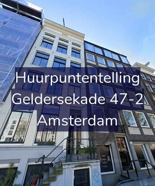 Foto gevel Huurpuntentelling voor Geldersekade 47-2, Amsterdam