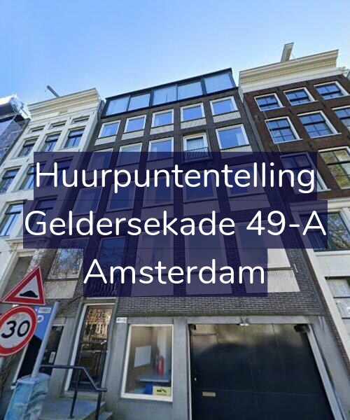 Foto gevel Huurpuntentelling voor Geldersekade 49-A, Amsterdam