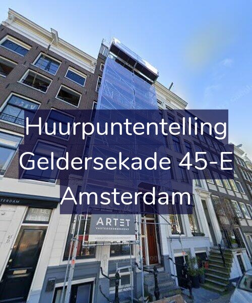 Foto gevel Huurpuntentelling voor Geldersekade 45-E, Amsterdam