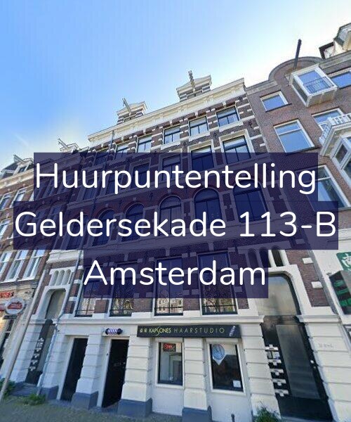 Foto gevel Huurpuntentelling voor Geldersekade 113-B, Amsterdam