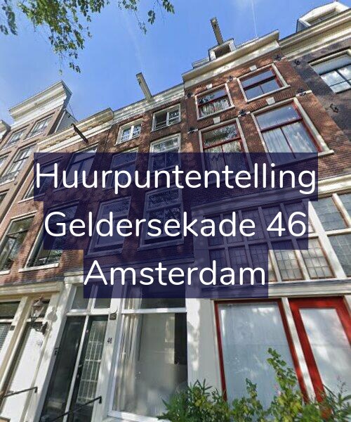 Foto gevel Huurpuntentelling voor Geldersekade 46, Amsterdam
