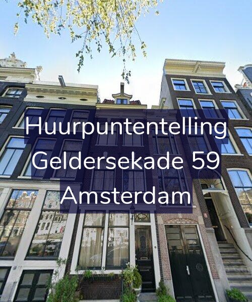 Foto gevel Huurpuntentelling voor Geldersekade 59, Amsterdam