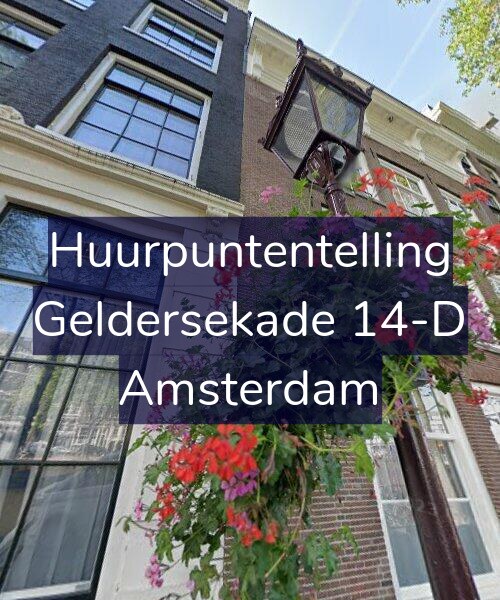 Foto gevel Huurpuntentelling voor Geldersekade 14-D, Amsterdam