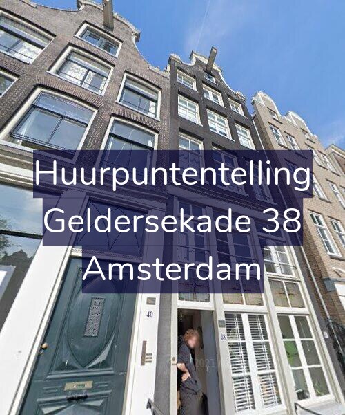 Foto gevel Huurpuntentelling voor Geldersekade 38, Amsterdam