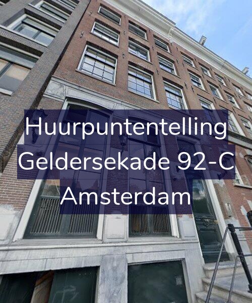 Foto gevel Huurpuntentelling voor Geldersekade 92-C, Amsterdam