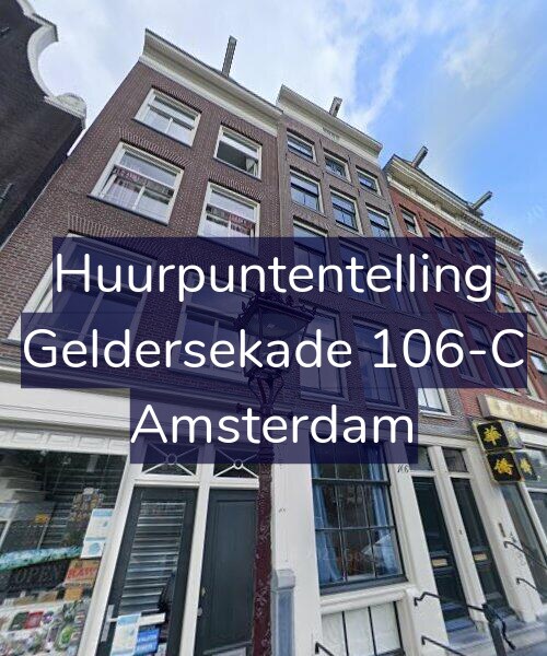 Foto gevel Huurpuntentelling voor Geldersekade 106-C, Amsterdam
